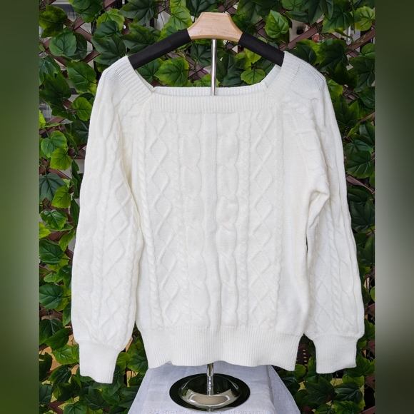 Sweaters - RIHOAS White knit sweater